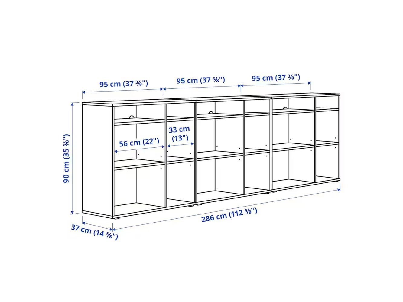 Стеллаж Вихалс white ИКЕА (IKEA) изображение товара