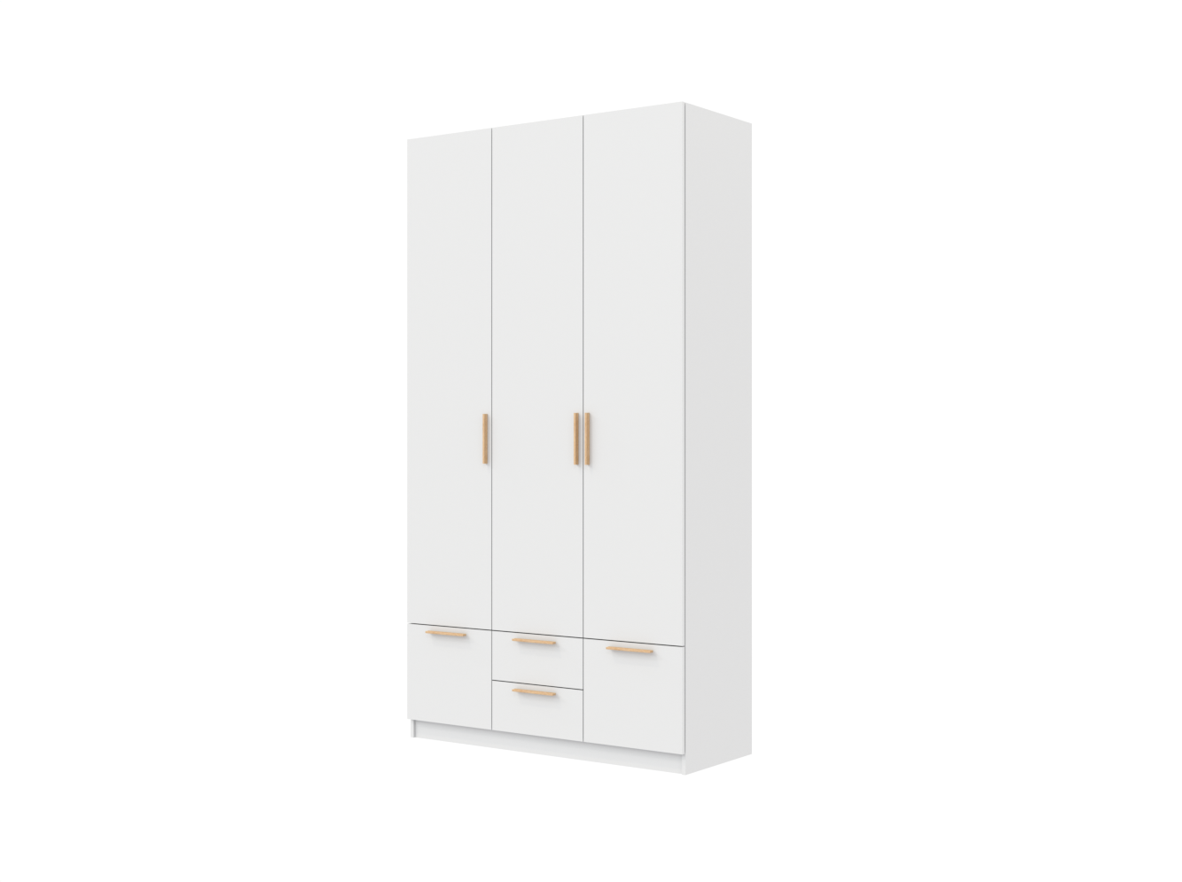 Распашной шкаф Пакс Рейнсвол 109 Эко white ИКЕА (IKEA) изображение товара