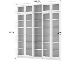 Изображение товара Книжный шкаф Билли 399 white ИКЕА (IKEA) на сайте adeta.ru