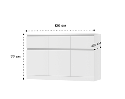 Изображение товара Комод Мальм 24 white ИКЕА (IKEA) на сайте adeta.ru